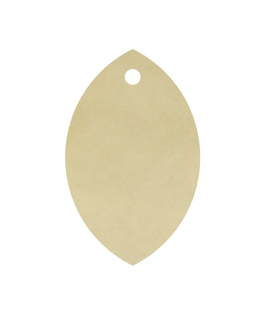 25 Pezzi Cartellini Carta Kraft Personalizzati code 05
